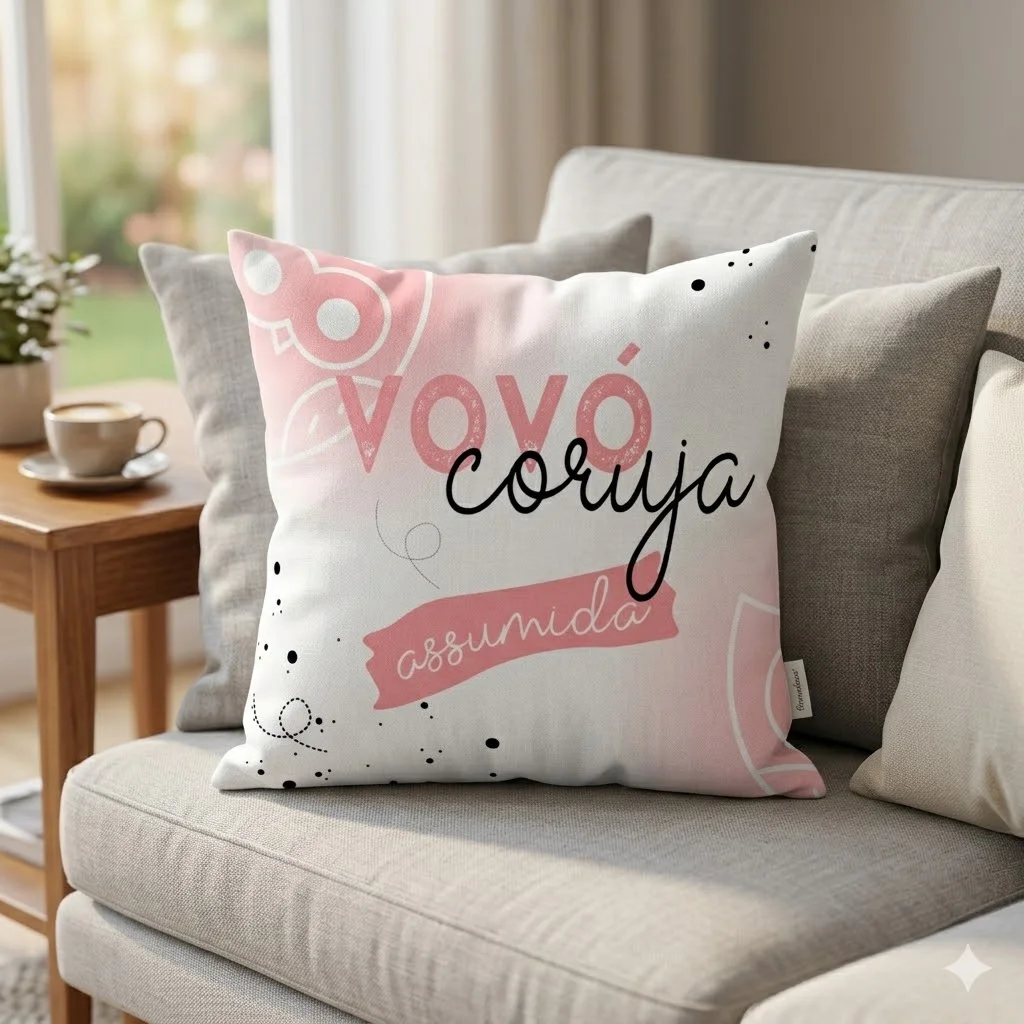 Almofada Decorativa Vovó Querida Assumida