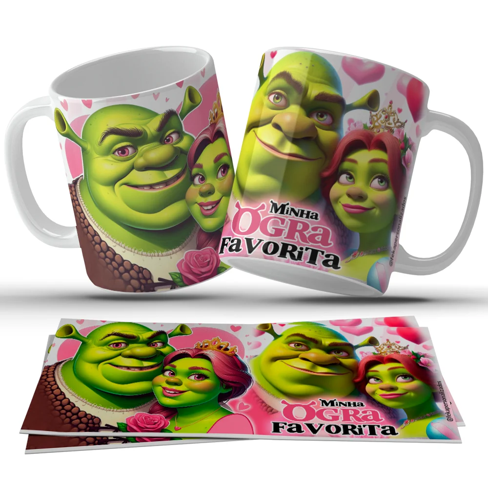 Caneca Shrek Minha Ogra Favorita c12