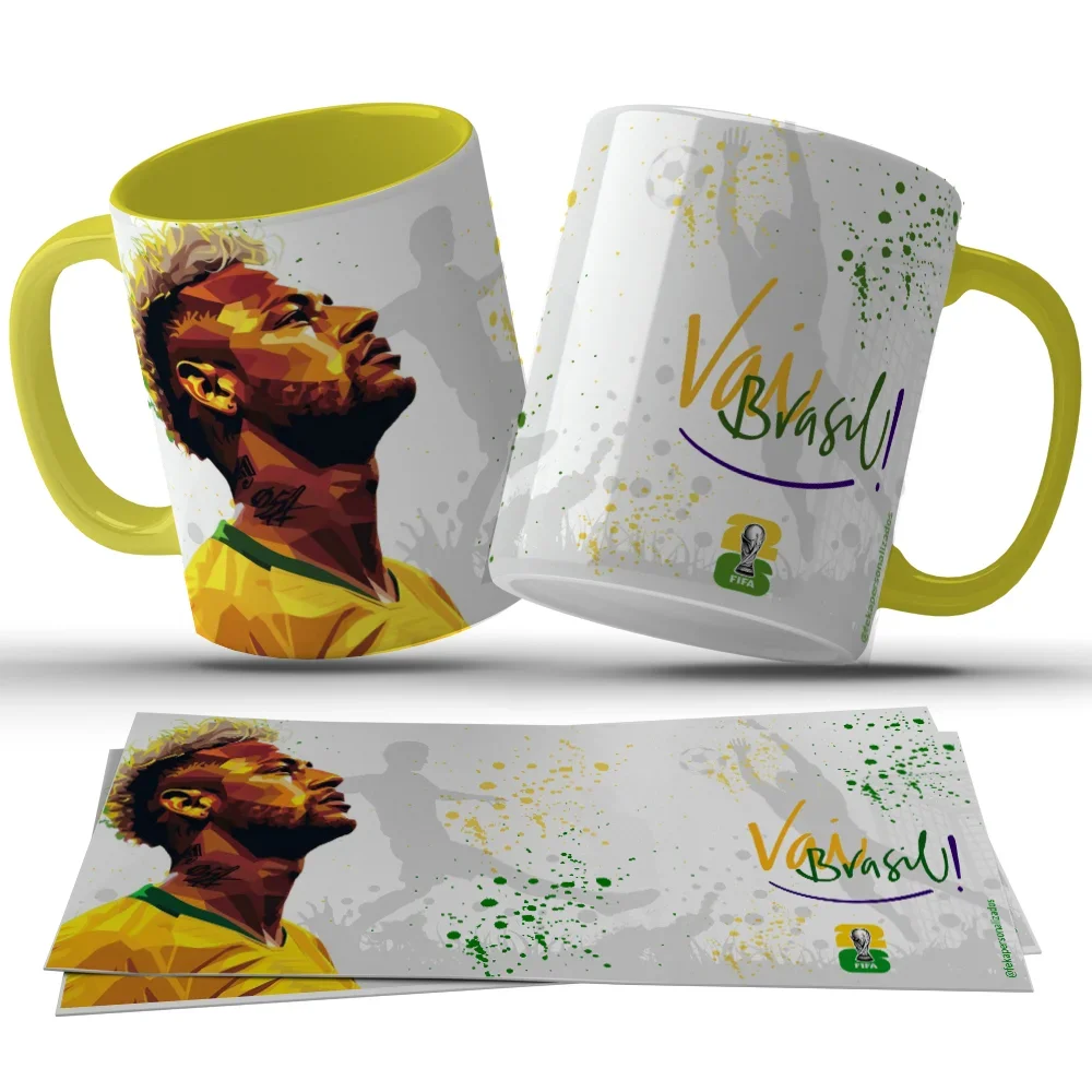 Caneca Futebol Brasil - Atleta com Estilo c16