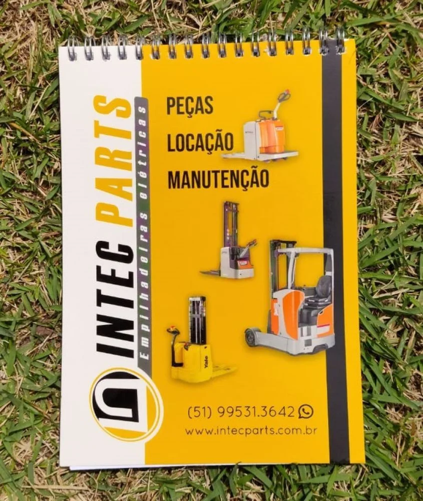 Bloco de Anotação Capa e Contracapa em Triplex 15x21 cm