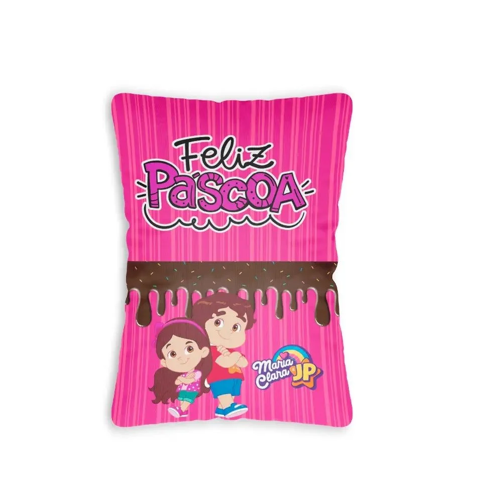 Almofada Com Bolso Feliz Páscoa c13