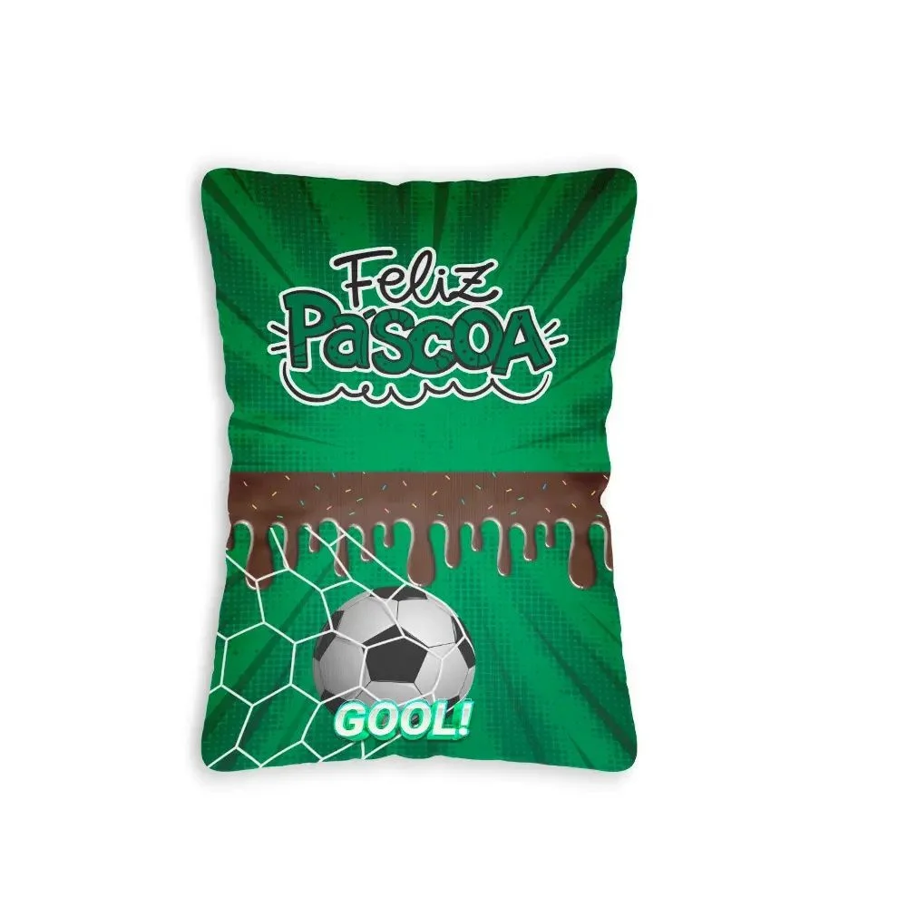 Almofada Com Bolso Feliz Páscoa c23
