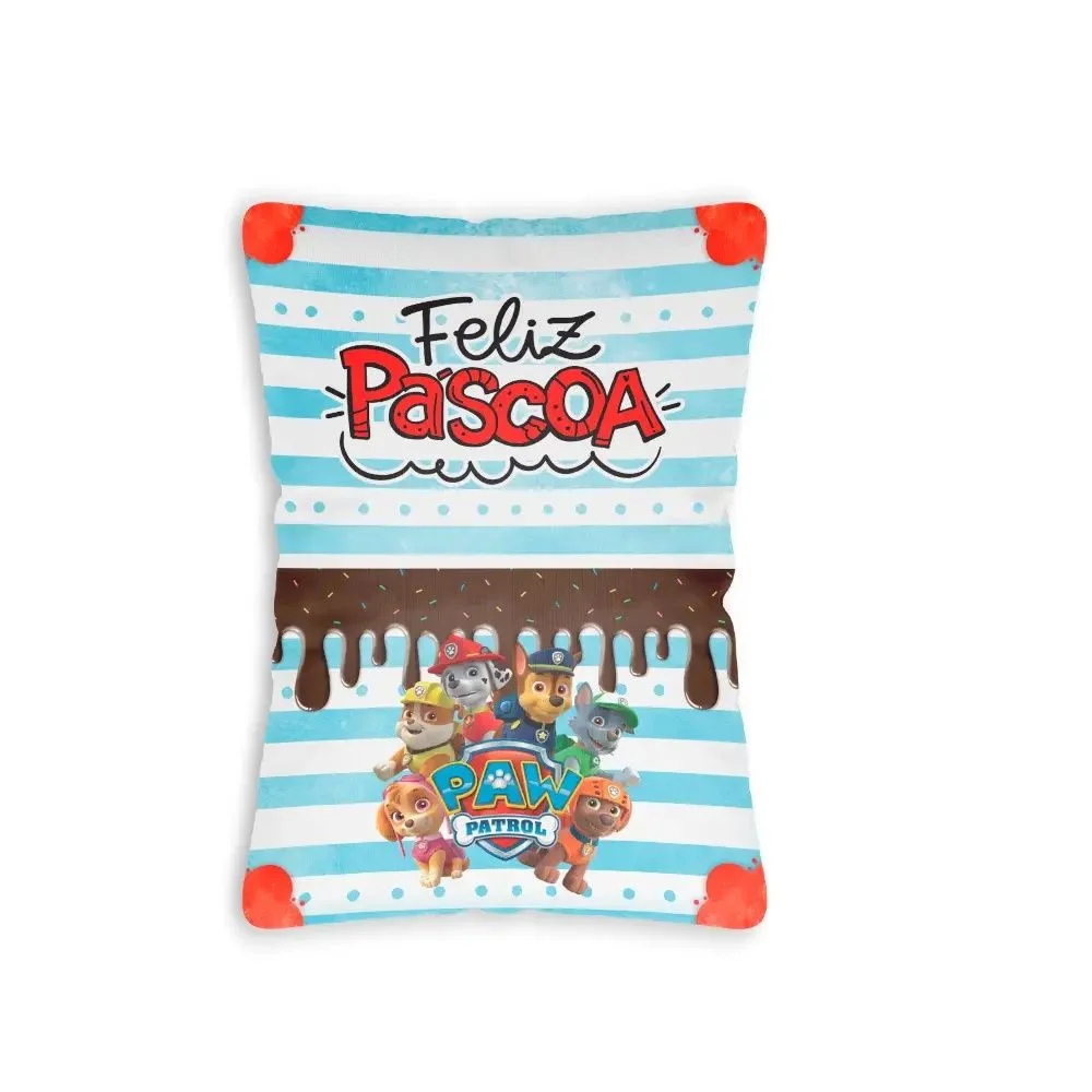 Almofada Com Bolso Feliz Páscoa c27