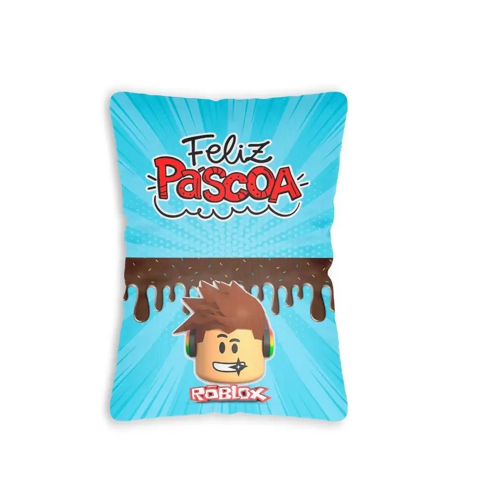 Almofada Com Bolso Feliz Páscoa c28