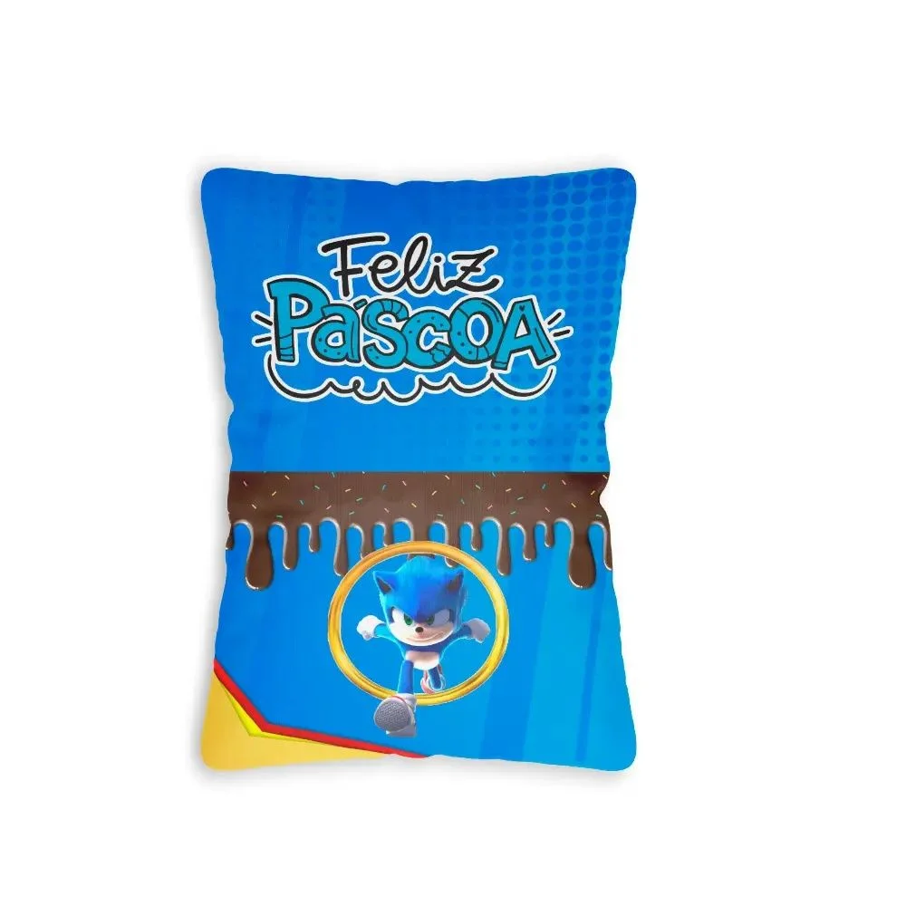 Almofada Com Bolso Feliz Páscoa c29