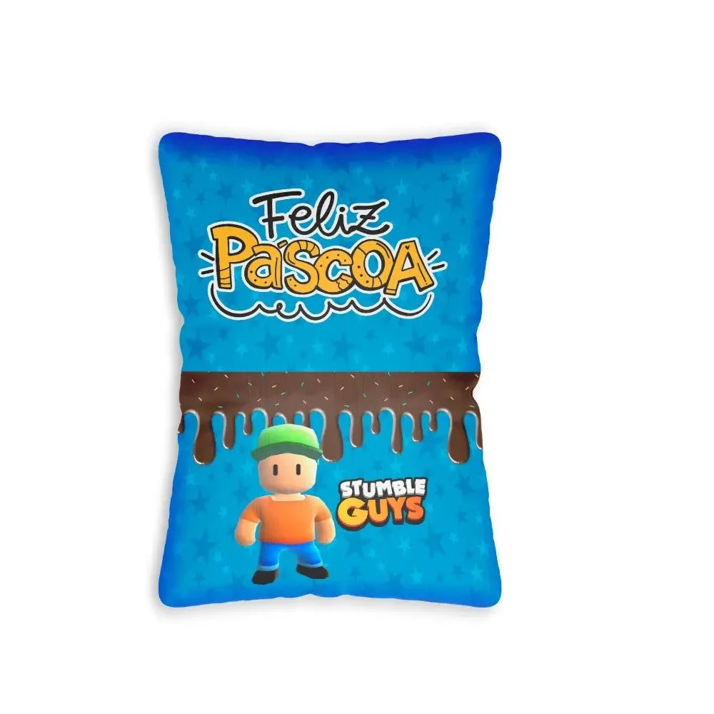 Almofada Com Bolso Feliz Páscoa c30